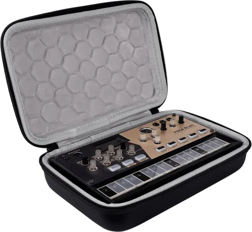 Vista 8 de Bolsa de transporte para controlador MIDI Banworks de poliuretano con carcasa rígida, ajuste personalizado para Ableton Push 3