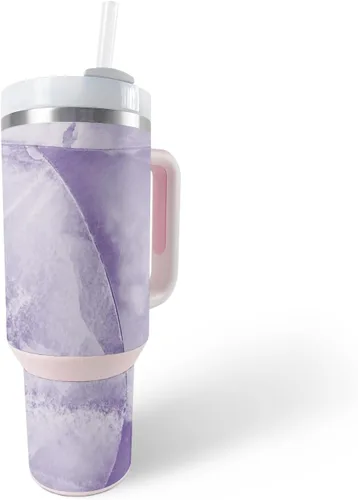 Vista 19 de MightySkins Skin - Vaso de vinilo compatible con Stanley The Quencher H2.0 FlowState de 40 onzas, Rasta León, protectora, duradera y única, fácil