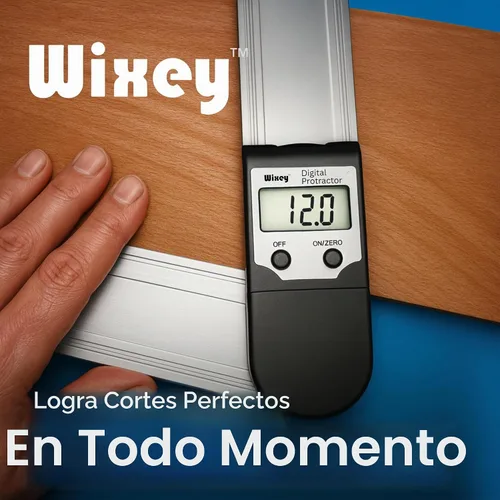 Vista 5 de Wixey 8" transportador digital, buscador de ángulo digital magnético