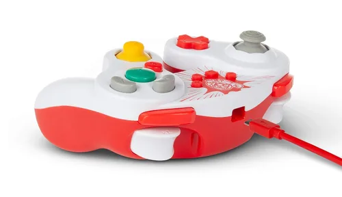 Vista 3 de PowerA Wired GameCube Style Controller for Nintendo Switch - Mario, Gamepad, Wired Video Game Controller, Gaming Controller, GameCube Controller