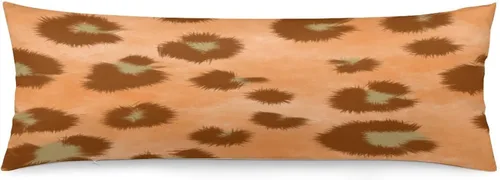 Vista 15 de Funda de almohada corporal con estampado de cebra, respaldo largo, funda protectora de almohada con rayas de cebra en blanco y negro, funda
