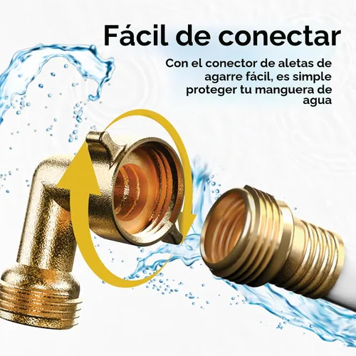 Vista 3 de Camco 22507 - Codo de manguera de 90 grados para RV — Construcción de latón macizo — Certificado libre de plomo — Cuenta con conveniente conector