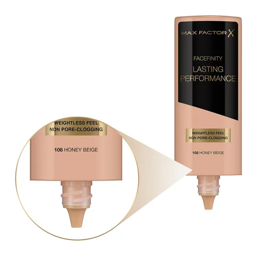 Vista 4 de Base Max Factor Rendimiento duradero , Beige miel