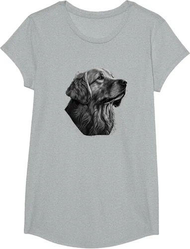 Vista 54 de Camiseta divertida Golden Retriever, Negro