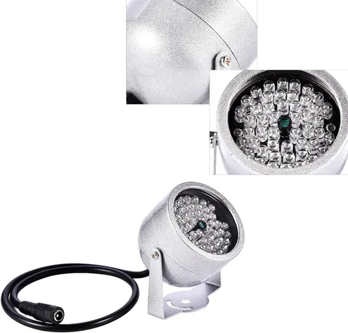 Vista 8 de Luces de inundación infrarrojos infrarrojos del CCTV de la visión nocturna infrarroja del IR 48 LED IR luces de inundación para la cámara CCTV