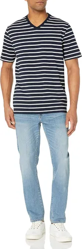 Vista 5 de Tienda Essentials Mens Regular-Fit Short-Sleeve V-Neck T-Shirt Pack of 2