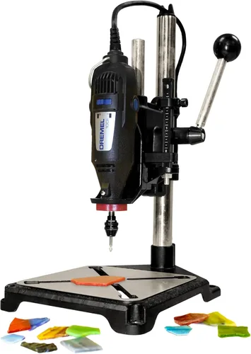 Vista 6 de Milescraft 1097 Herramientas - Soporte de prensa de taladro (compatible con Dremel), Negro