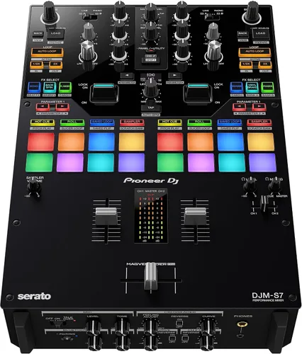 Vista 9 de Pioneer DJ DJM-S7, mezclador de 2 canales para Serato DJ