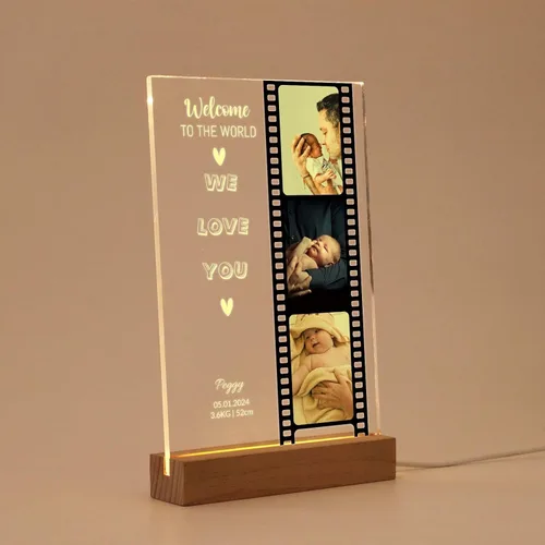 Vista 19 de MOIFAITYA - Placa de collage de fotos personalizada, marcos de fotos personalizados, regalos de fotos para el día de San Valentín, boda, él, pareja
