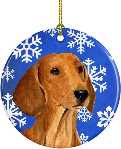 Vista 23 de Caroline's Treasures Cavalier Spaniel - Adorno de cerámica para colgar en el árbol de Navidad, para el hogar, Navidad, fiestas, regalo, 3 pulgadas