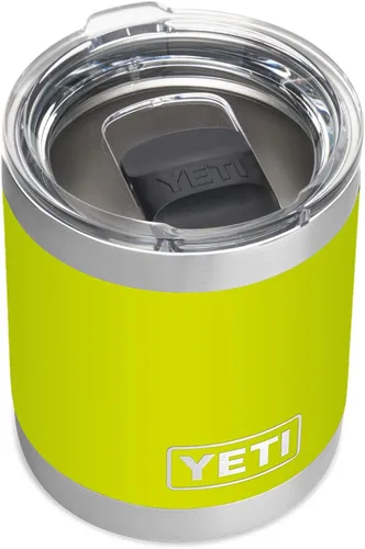 Vista 12 de Yeti Rambler Vaso corto de 10 onzas con aislamiento térmico al vacío, de acero inoxidable, con tapa MagSlider Rosa arenisca.