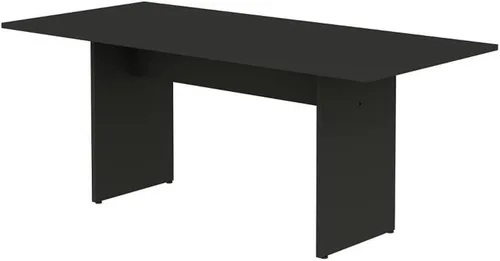 Vista 18 de Manhattan Comfort Nomad - Juego de comedor de 3 piezas para 6 personas con mesa de cocina moderna y 2 bancos, muebles de granja con acabado de grano