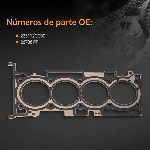 Vista 3 de Juego de juntas de culata de motor, compatible con Hyundai Santa Fe 2017-2020, compatible con Hyundai Sonata 2015-2019, compatible con Kia Sorento
