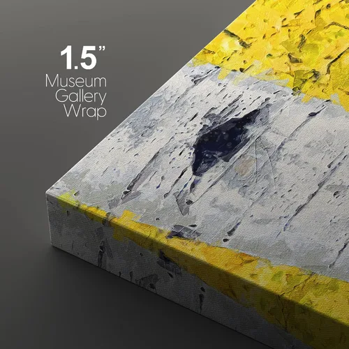 Vista 192 de wall26 Lienzo enmarcado para pared, juego de arte de acuarela pastel, paisaje rural, ilustraciones con formas abstractas, arte moderno, decorativo