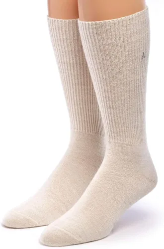 Vista 11 de WARRIOR ALPACA SOCKS - Calcetines de vestir premium de lana de alpaca bebé para hombres y mujeres Negro