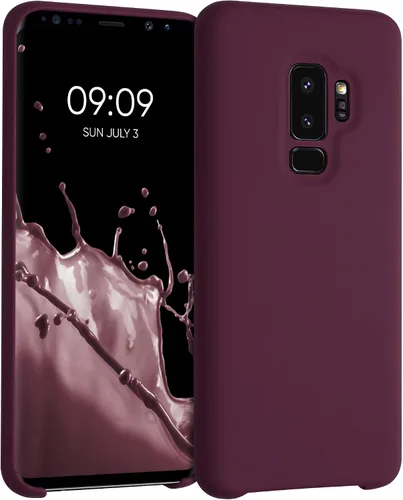 Vista 121 de kwmobile Funda compatible con Samsung Galaxy S9 - Funda de silicona TPU con acabado suave - Blue Reef
