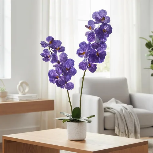 Vista 10 de GarveeHome Árbol de buganvilla artificial de 5 pies, planta de buganvilla de seda sintética con maceta, decoración interior y exterior, planta