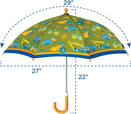Vista 6 de Stephen Joseph, Paraguas para niños pequeños con cierre sin pellizcos y diseño colorido