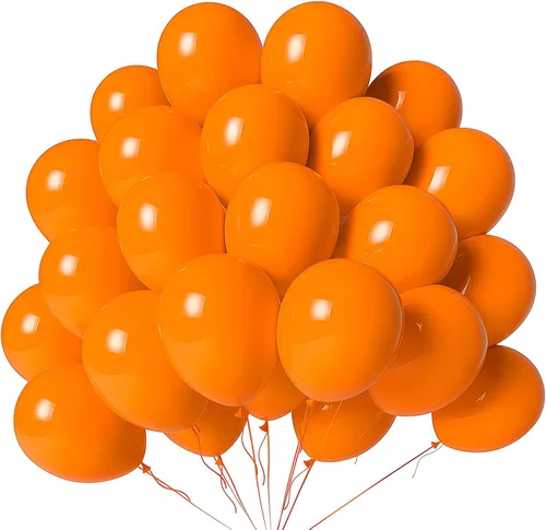 Vista 10 de Globos rojos y negros, paquete de 100 unidades, 12 pulgadas A1-rojo negro