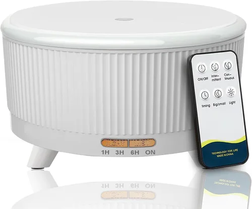 Vista 8 de Difusores para aceites esenciales para habitación grande, difusor de aromaterapia de 16.9 fl oz, humidificador de niebla fría con control remoto