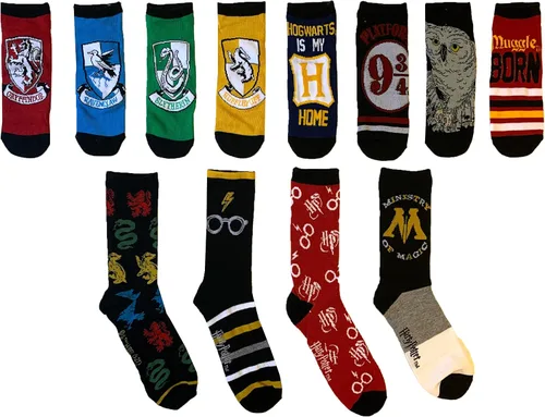 Vista 5 de Hyp Star Wars 12 Days of Socks en caja de regalo de Adviento para hombre Verde