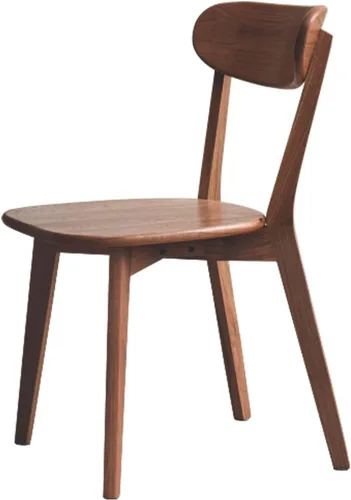 Vista 16 de Sillas de comedor 100% de madera maciza de roble - Sillas de cocina, silla de estudio de diseño moderno clásico para una vida elevada (Negro-1)