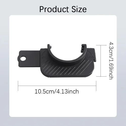 Vista 2 de HAOBO Soporte para tapa de gasolina compatible con Toyota Tacoma 2016-2024 3ª generación, accesorios exteriores automotrices, tapa de depósito