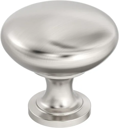 Vista 19 de Amerock Perilla redonda Edona de plata antigua de 1-1/4" para gabinete