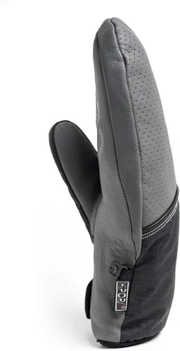 Vista 3 de ESC Gloves VEXO - Guantes de esquí y snowboard (piel aislada, impermeables), color gris y negro