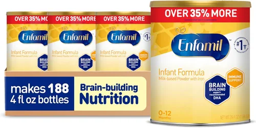 Vista 12 de Enfamil Fórmula infantil, fórmula para bebés a base de leche, 21.1 onzas
