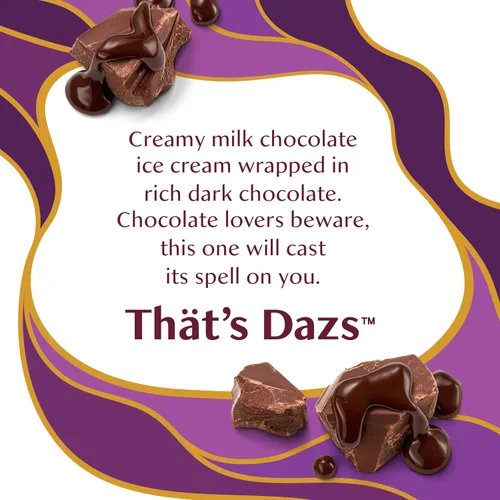 Vista 4 de Haagen-Dazs, Barras de helado de chocolate negro con chocolate, 3 unidades (congelado)