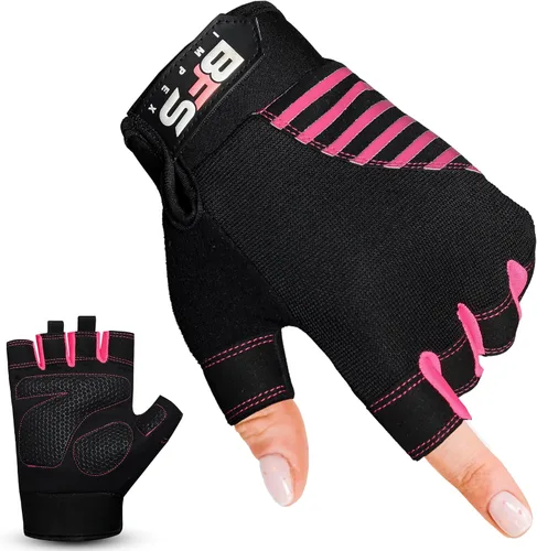 Vista 9 de Guantes de gimnasio para levantamiento de pesas, guantes de entrenamiento con protección completa de la palma, guantes de fitness transpirables