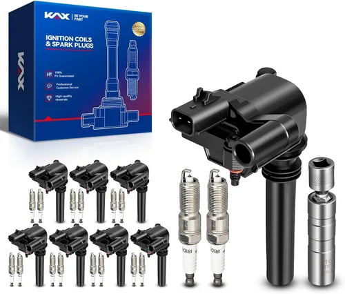 Vista 26 de Bobina de encendido KAX UF434 1 paquete Compatible con Impala, Equinox, G6, Malibu, Silverado 1500, Uplander, Torrent, Lucerne, Express 1500, Sierra