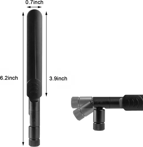 Vista 2 de Omni Direccional 4G LTE Cellular SMA Antena macho compatible con Spypoint LM2 Flex-S Flex-M Flex-Plus Trail Camera Moultrie Spartan Loatos Trail