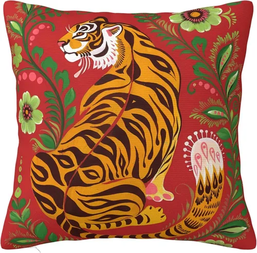 Vista 31 de Almohada de terciopelo con estampado de puntos de leopardo rosa y naranja, juego para el hogar, cómoda decoración de cama cuadrada, sofá al aire