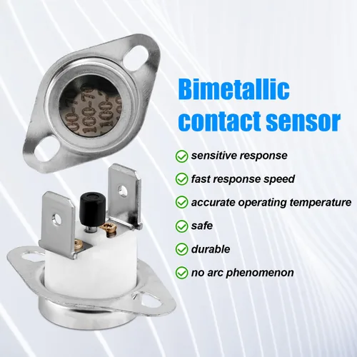 Vista 3 de 2 piezas de reemplazo de interruptor de límite, resistente a altas temperaturas 47-22861-01 Interruptor de límite de horno enrollable compatible