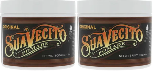 Vista 9 de Suavecito Pomade Original Hold For Men 4 oz, 1 paquete – Gel de cabello sin escamas de brillo medio como cera a base de agua – Fácil de lavar – Se