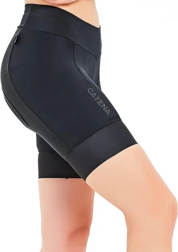 Vista 6 de CATENA Pantalones cortos de bicicleta para mujer con acolchado 3D, para bicicleta de carretera, multicolor