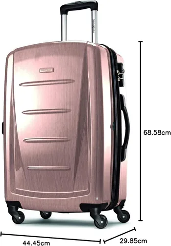 Vista 232 de Samsonite Winfield 2 Equipaje rígido con ruedas giratorias, Azul profundo, Juego de 3 piezas (20/24/28)