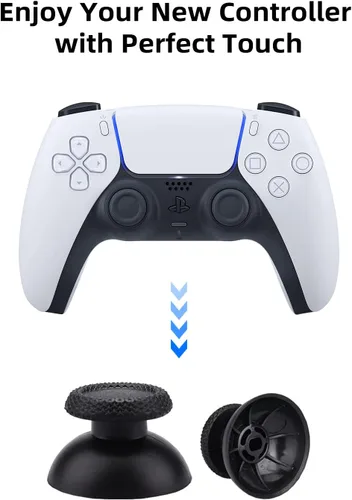 Vista 3 de DUXICEPIN Analog 3D Joysticks Kit for PS5 Controller, Joysticks Part Replacement Thumbsticks with Repair Screwdriver Kit for Playstation 5 DualSense