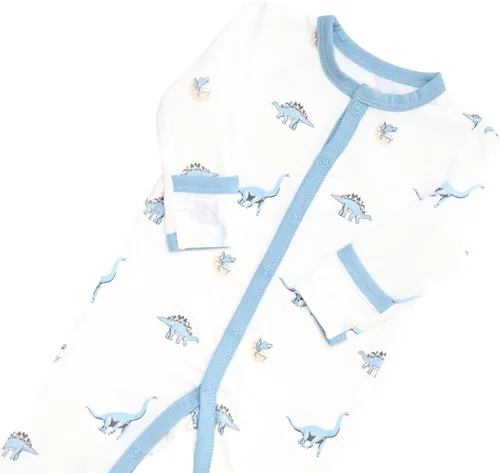 Vista 25 de KYTE BABY Mameluco suave unisex con cierre a presión, 97% rayón hecho de bambú, 3% elastano