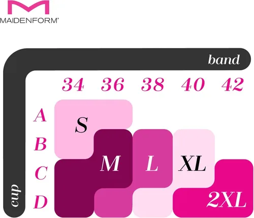 Vista 5 de Maidenform Brami sin costuras M Rib para mujer