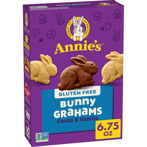 Vista 117 de Annie's Organic Chocolate Bunny Graham Snacks, 7.5 onzas