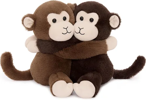 Vista 13 de MorisMos Dúo de Animales de Peluche de Leopardo, Congelables y Aptos para Microondas, Juguete de Leopardo de Brazos Largos para Abrazar, Almohadilla