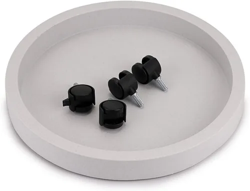 Vista 2 de Skelang Carrito para Plantas de 13 Pulgadas, Plataforma con Ruedas para Macetas, Plataforma Móvil para Plantas Pesadas, Maceta de Cubierta, Maceta