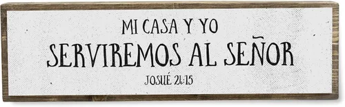 Vista 17 de Estad Quietos Y Conoced Que Yo Soy Dios – Versículo de la Biblia en Español – mensajes cristianos para decorar - Letrero de metal y madera
