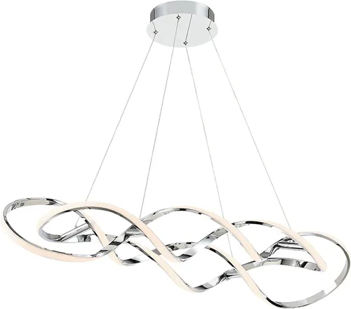 Vista 4 de WAC Lighting dweLED, Interlace 39in LED colgante 3000K en cromo