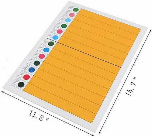 Vista 5 de Kghios Juguetes de matemáticas Montessori Materiales Fracción decimal