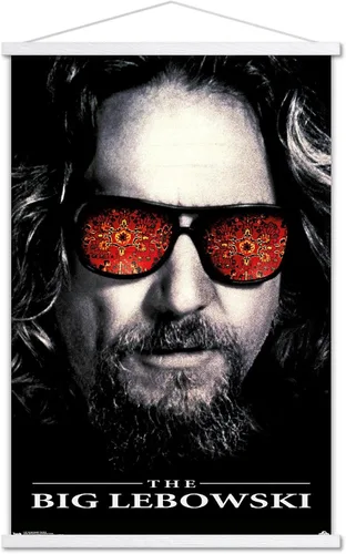Vista 22 de Trends International The Big Lebowski - Póster de pared de una hoja, 14.725 x 22.375 pulgadas, versión enmarcada de madera de granero Versión