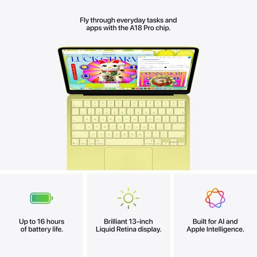 Vista 5 de Apple Laptop MacBook Neo 2026 de 13 pulgadas con chip A18 Pro: diseñada para inteligencia artificial y Apple Intelligence, pantalla de retina